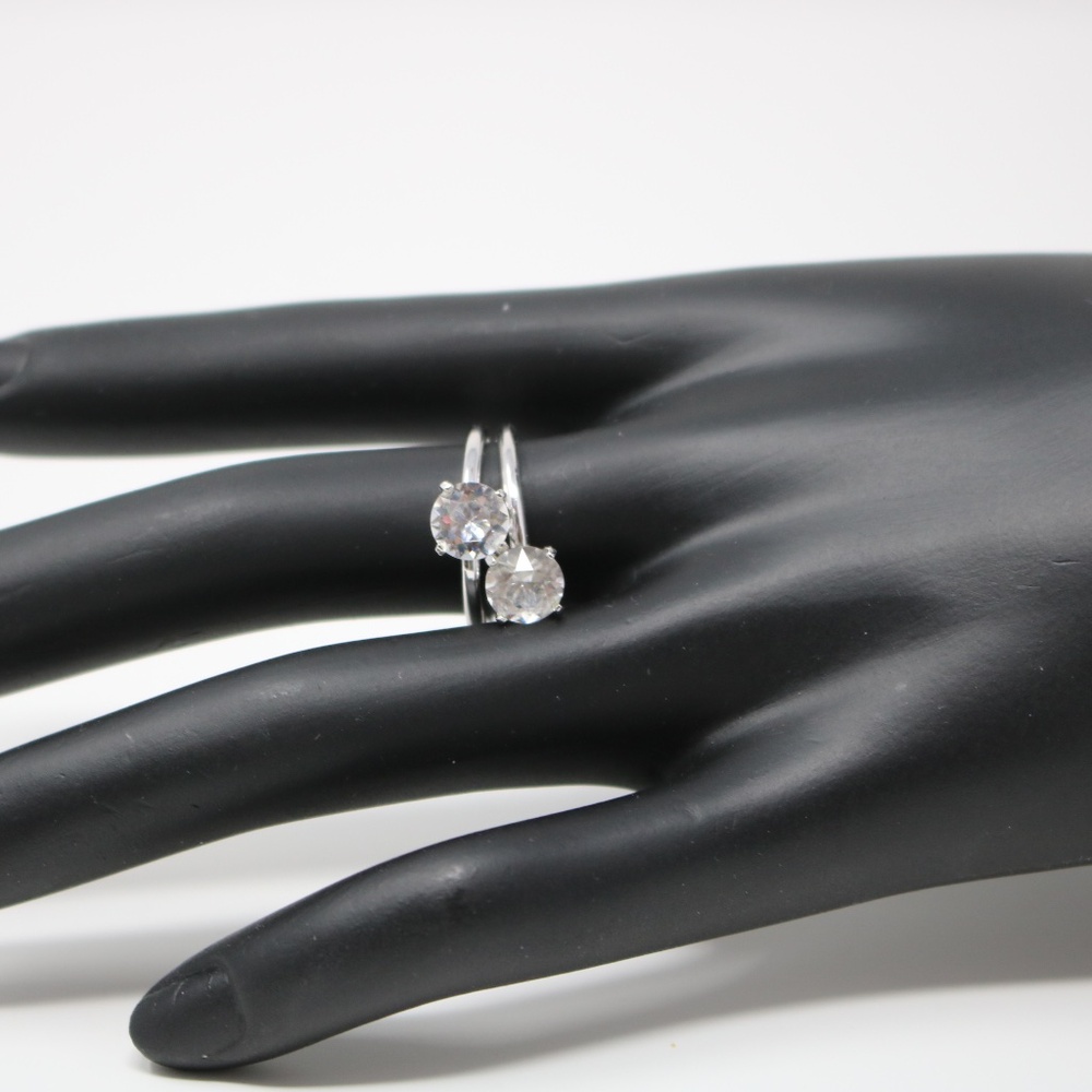 Vintage U with‎ Arrow Uncas Solitaire Silver Toned Rings